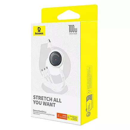 Baseus Free2Draw USB to M+L+C 100W Cable - Saif Al Najmi Kw